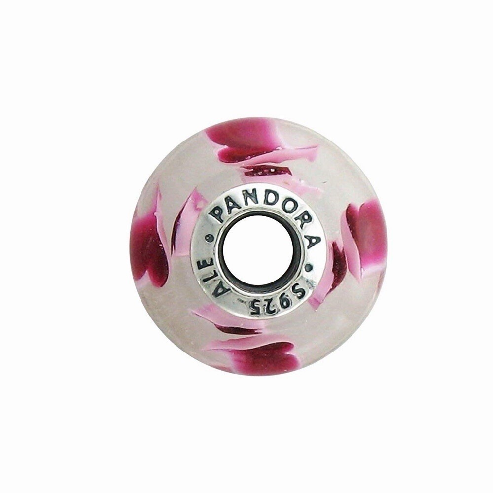 Authentic PANDORA Wild Hearts Murano Glass Charm 791649 S925 ALE Retired